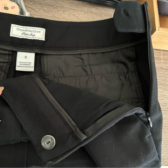 Charter Club Black Bermuda Shorts - Picture 6 of 8